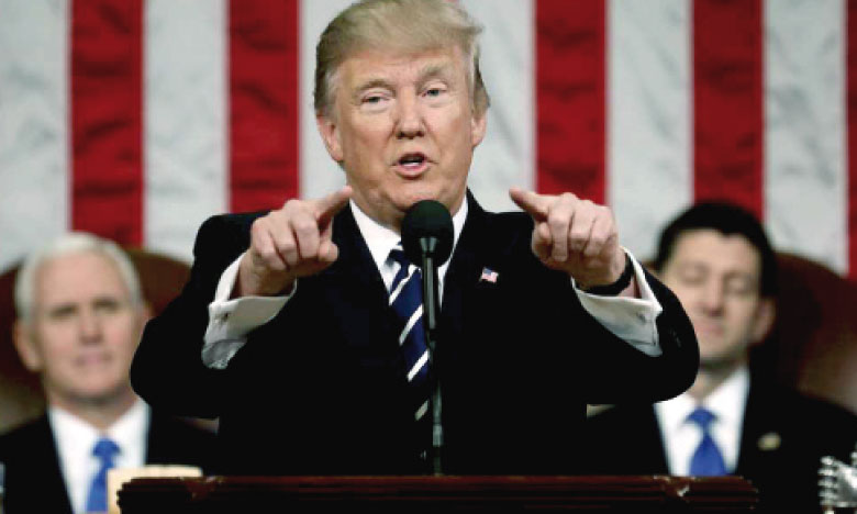 Dans un discours plus tempéré,  Donald Trump précise son cap «America First»