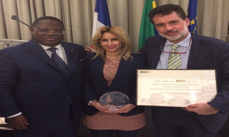 Sonia Mezzour reçoit le «Prix de l’excellence marocaine»