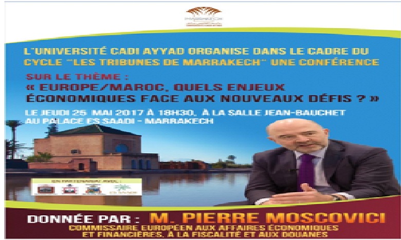 Pierre Moscovici aux Tribunes de Marrakech