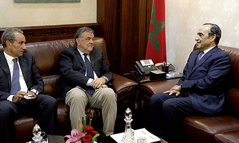 Habib El Malki s'entretient avec le président de la Commission des droits de l’Homme  au Parlement européen