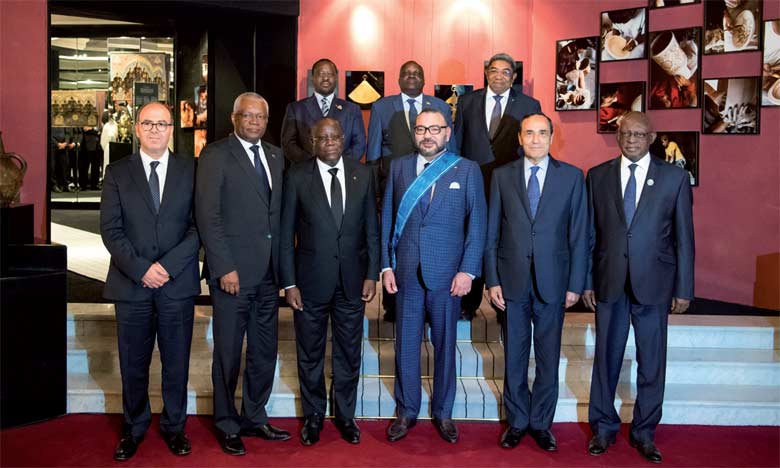 S.M. le Roi reçoit à Fès une délégation des présidents de la XXVe Assemblée régionale Afrique de l'Assemblée parlementaire de la francophonie