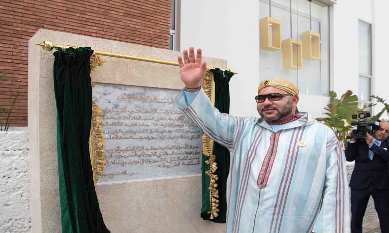 S.M. le Roi pose à Skhirat la première pierre d'un Centre de formation professionnelle multidisciplinaire
