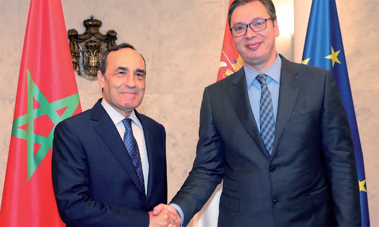 Habib El Malki représente S.M. le Roi à l'investiture du nouveau  président de la République de Serbie