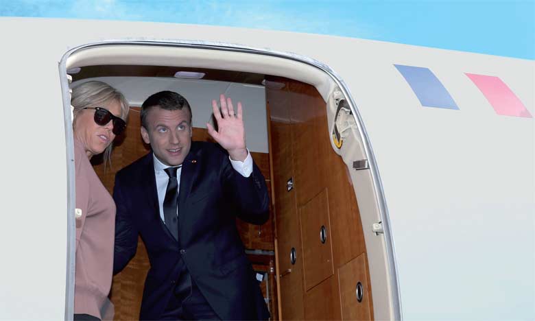 Le Président français quitte le Maroc au terme d'une visite d'amitié et de travail dans le Royaume