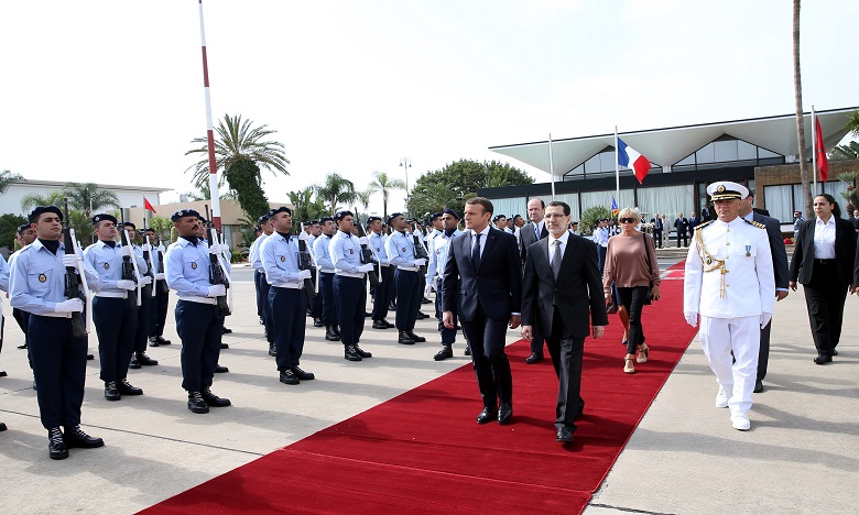 Le Président français quitte le Maroc au terme d'une visite d'amitié et de travail dans le Royaume