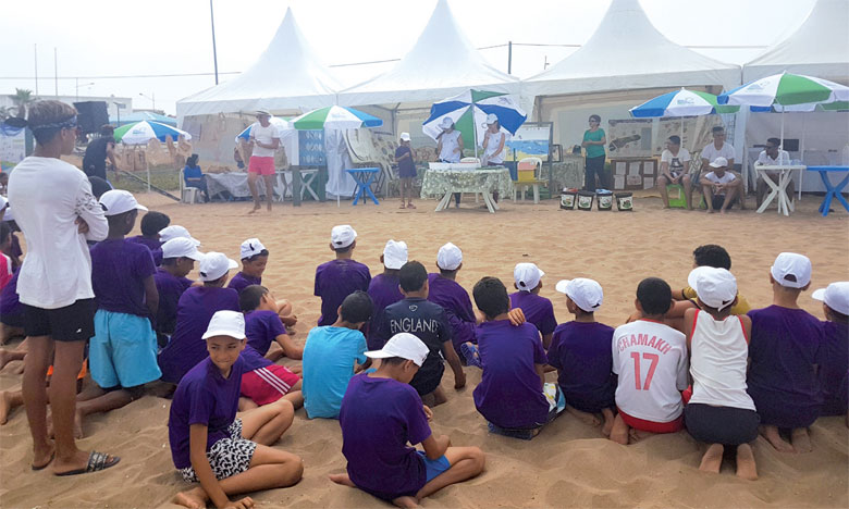 La Fondation Lydec anime la plage Lalla Meryem 