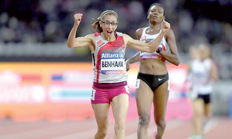 Sanaa Benhama décroche l’or  du 1.500 m