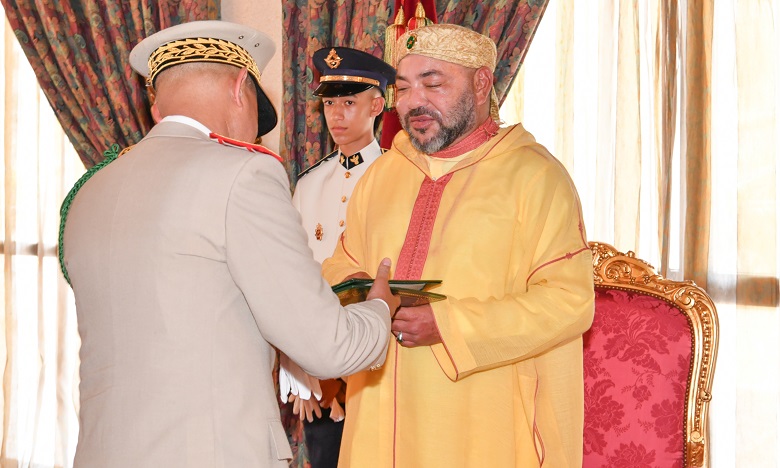 Sa Majesté le Roi reçoit les vœux de la famille  des Forces armées royales