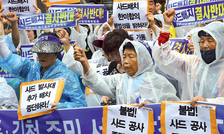 Séoul et Washington achèvent le déploiement du bouclier antimissile 