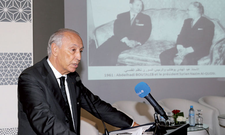 La Fondation Abdelhadi Boutaleb  est engagée sur la voie de la pensée tracée  par son fondateur