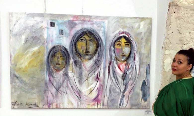 L’art contemporain marocain représenté à travers  les œuvres de Maria Kermadi