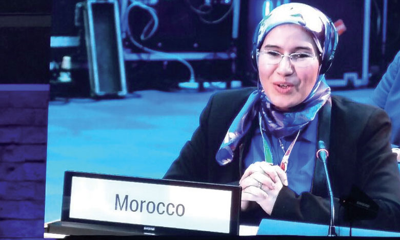 Nezha El Ouafi présente le modèle marocain  à l'Assemblée des Nations unies sur l’environnement