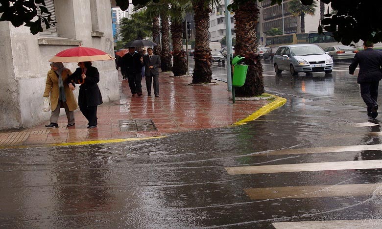  De fortes pluies prévues au Maroc 