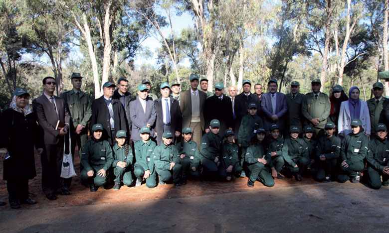 Lancement des travaux  de reboisement de la forêt  urbaine Ibn Sina à Rabat