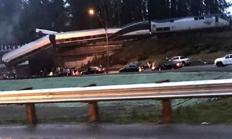 "Plusieurs morts" dans le déraillement d'un train à Washington