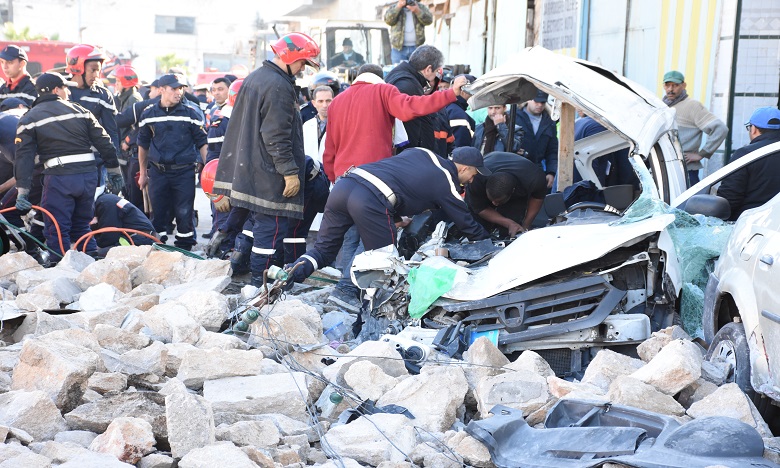 Deux morts et plusieurs blessés dans l’effondrement d’un mur à Casablanca