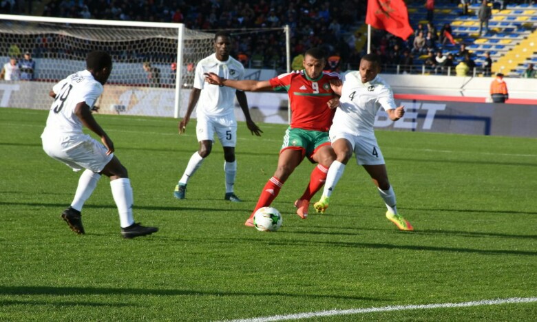 Le Maroc mène 1-0 à la mi-temps