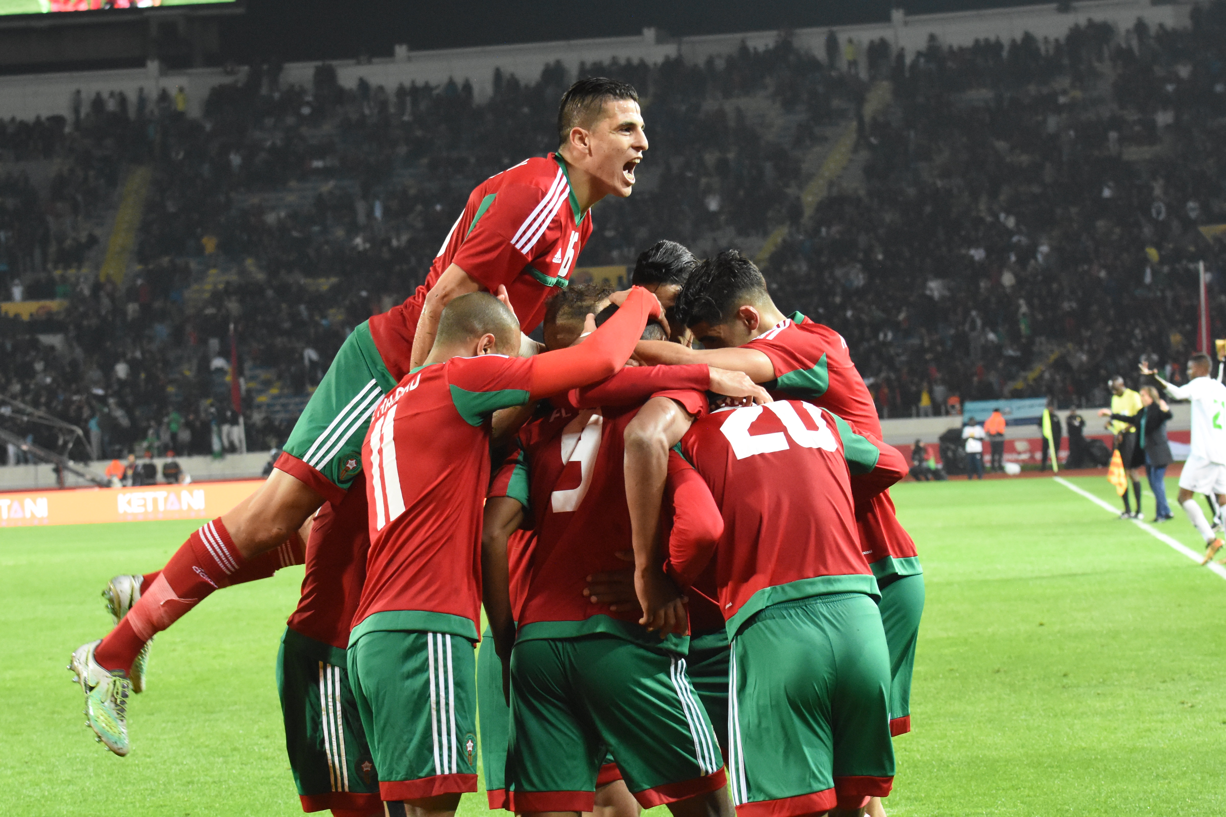 Le Maroc mène 3-0 face à la Mauritanie