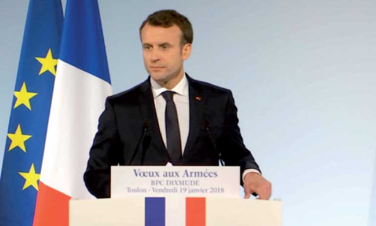Emmanuel Macron annonce «un effort budgétaire inédit» pour la Défense