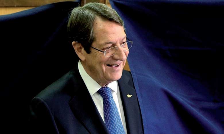 Le président sortant Nicos Anastasiades réélu