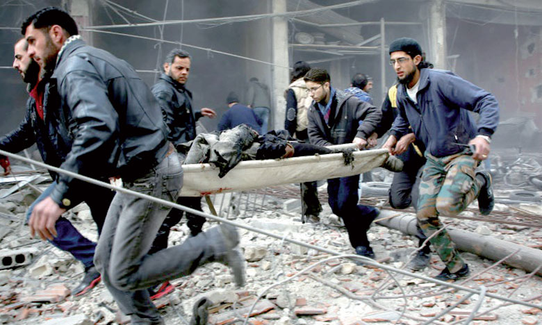 Plus de 220 civils tués en quatre jours  de bombardement