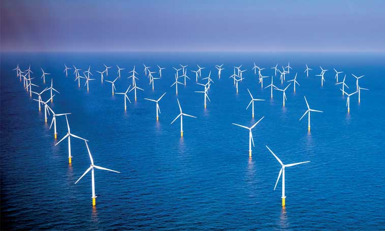 En Europe, l'éolien offshore  a augmenté de 25% en 2017 