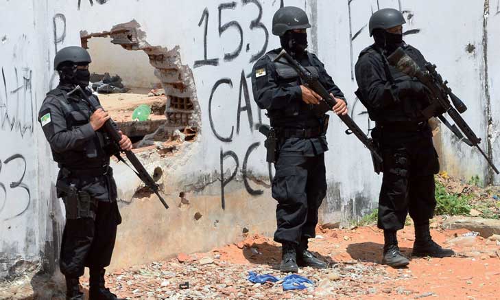 Brève prise d'otages dans une prison de l'État  de Rio de Janeiro