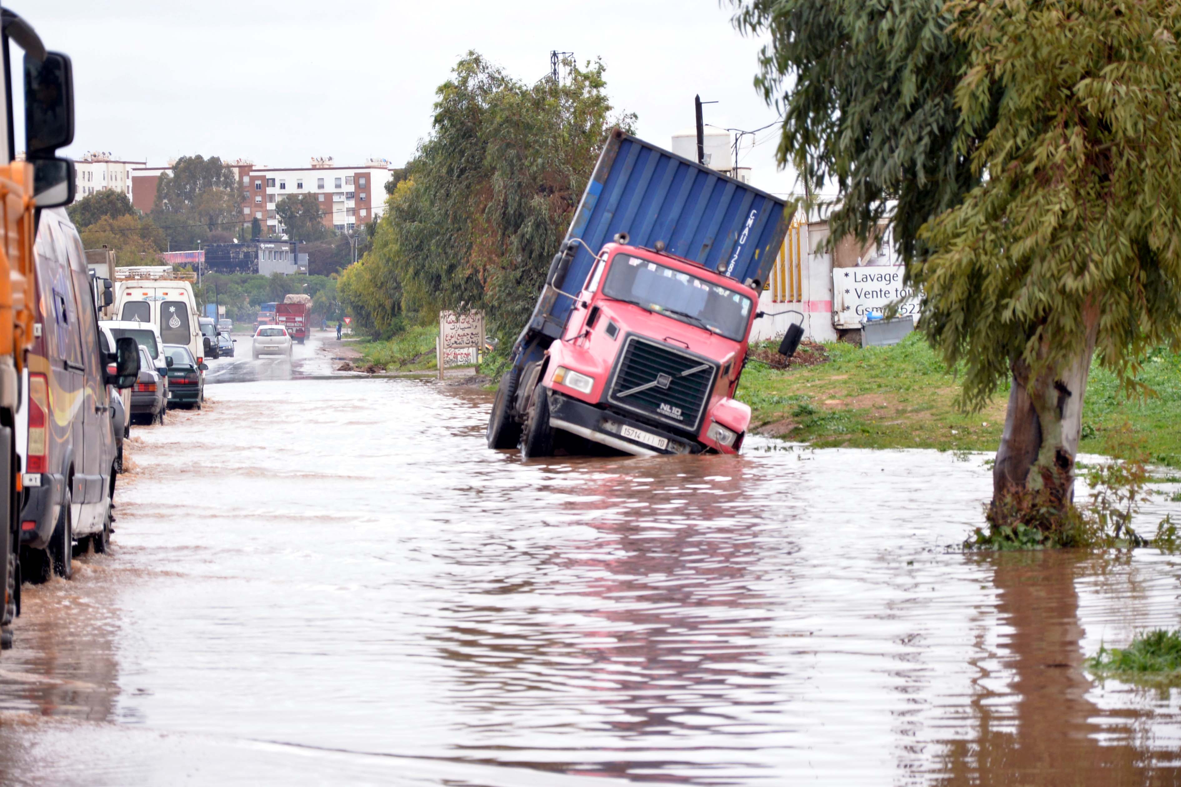Pluies et inondations à Casablanca 