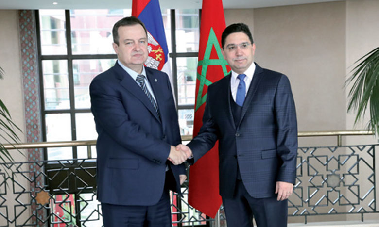 La Serbie et le Maroc partagent la même position de principe quant au respect de l'intégrité territoriale de chaque pays