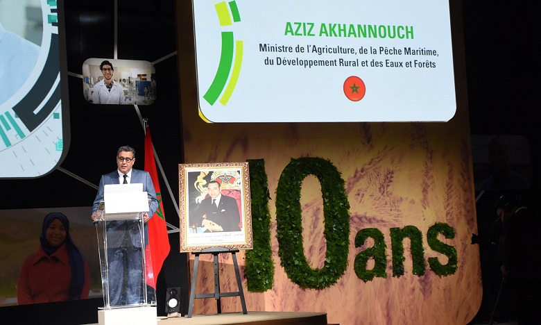 Aziz Akhannouch : «La production céréalière au titre de la campagne agricole 2017-2018 devrait atteindre le niveau exceptionnel de 98,2 millions de quintaux»
