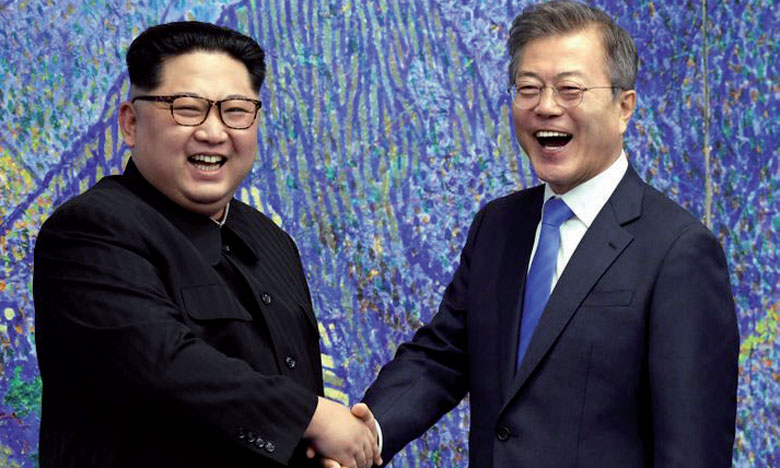 La dénucléarisation et la paix au menu des discussions Moon/Kim