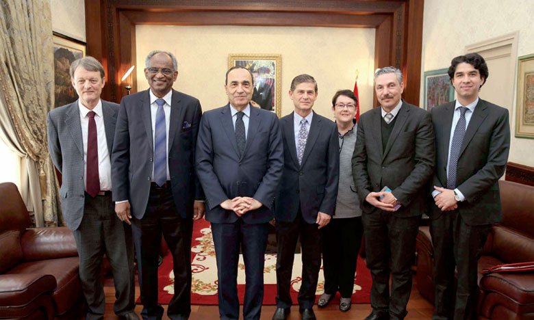 Habib El Malki s'entretient avec une délégation de la Fédération pour la paix universelle
