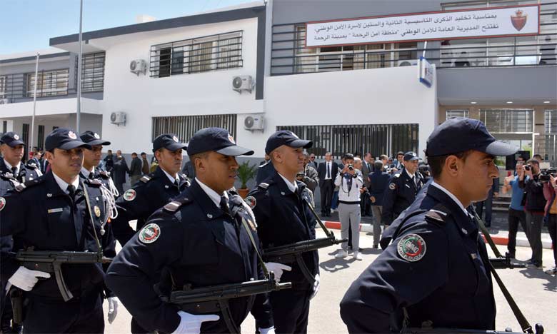 Inauguration du district de police  de la ville d’Errahma 