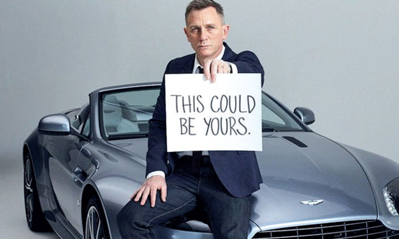 L'Aston Martin de Daniel Craig vendue 468.500 dollars à New York