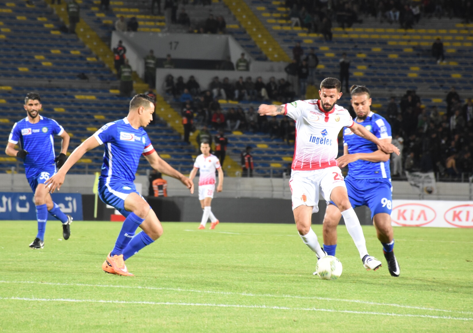 Le Wydad de Casablanca s'impose à domicile 5-2 face à l'Olympique Khouribga