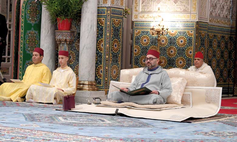 S.M. le Roi, Amir Al Mouminine, préside à Casablanca la quatrième causerie religieuse du mois sacré de Ramadan