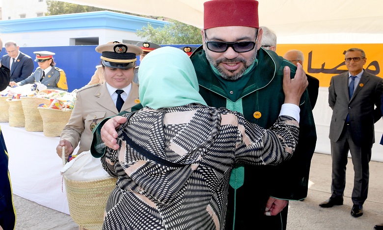 S.M. le Roi Mohammed VI lance à Salé l'opération  nationale de soutien alimentaire «Ramadan 1439»