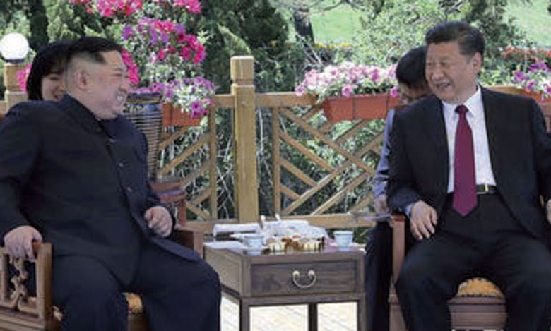 Les Présidents Kim Jong-un et Xi Jinping affichent leur entente retrouvée 