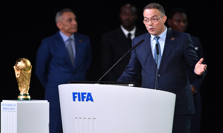 Fouzi Lekjaa : «On doit continuer à travailler pour concrétiser un jour le rêve d'organiser la Coupe du monde de football»