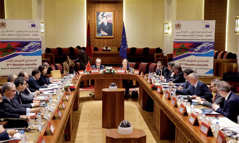 La Commission parlementaire mixte Maroc-UE tient aujourd'hui sa neuvième réunion annuelle