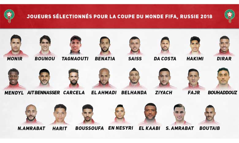 Le Maroc dévoile sa liste définitive  pour le Mondial, et une surprise !