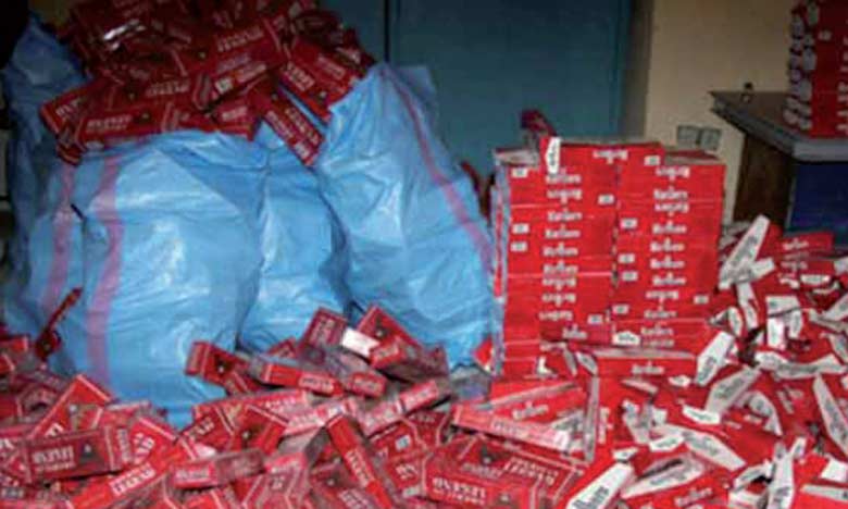 Saisie de plus de 34.000 paquets de cigarettes de contrebande 