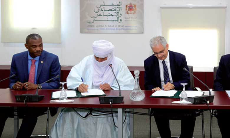 Signature d'une convention de partenariat entre le CESE et le CES du Niger
