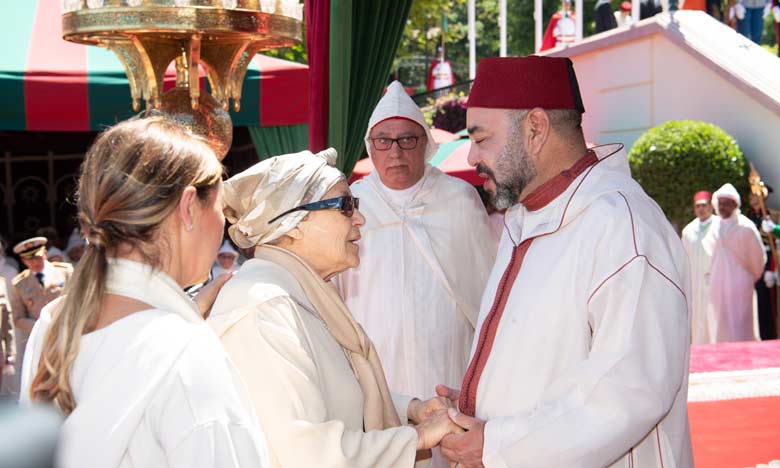 Sa Majesté le Roi Mohammed VI préside à Tanger  une réception à l'occasion de la Fête du Trône