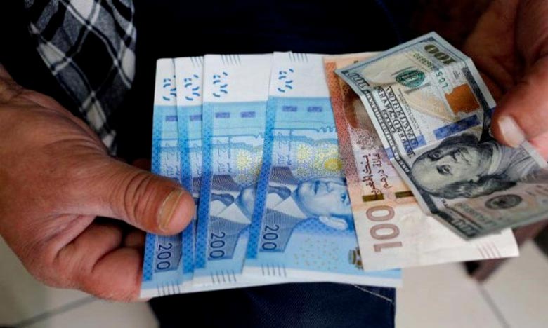   Le dirham s'apprécie vis-à-vis du dollar 