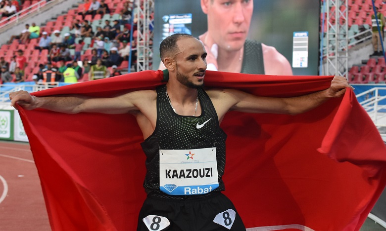 Brahim Kaazouzi remporte l'épreuve de 1.500m