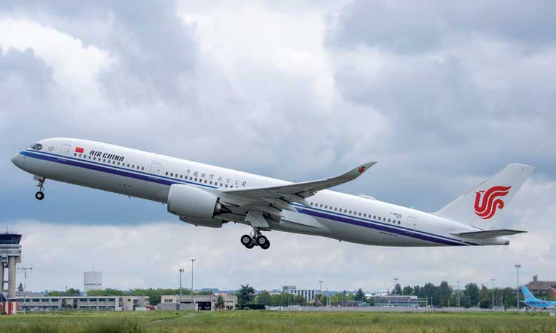 Air China prend livraison de son  premier Airbus A350-900