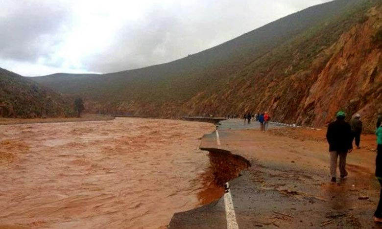  Les dégâts enregistrés sur la route n° 9 Ouarzazate-Zagora  : Les explications du ministère 