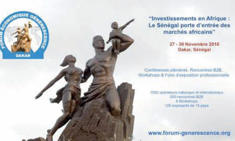 Le Maroc invité d'honneur  du 1er Forum économique  Générescence, en novembre 