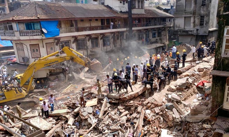  Inde : Effondrement meurtrier d'un immeuble à New Delhi 